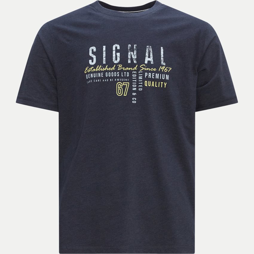 Signal T-shirts ANTON 23 NAVY MEL